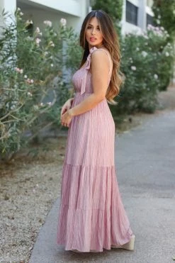 VB The Feelings Are Real Maxi Dress - Rose