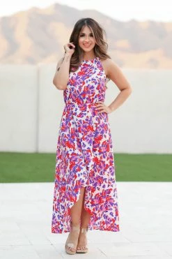 FL If I Didn't Love You Halter Neck Dress - Multi