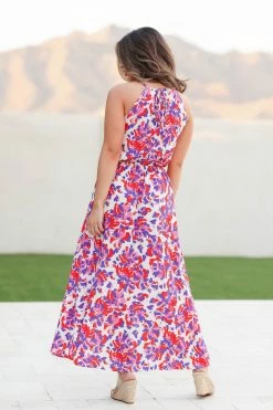 FL If I Didn't Love You Halter Neck Dress - Multi