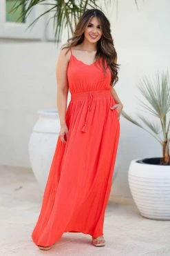 DD-1 New Arrivals It's Not Over Maxi Dress - Dark Amber