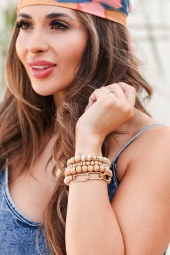 MGL Cindra Bracelet Set - Coral New Arrivals