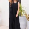 ZN Find A Way Tiered Maxi Dress - Black