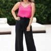 PSK New Arrivals Back Of My Mind Wide Leg Pants - Black