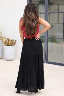 AG New Arrivals Montana Maxi Skirt - Black