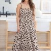 FL Inner Poise Smocked Maxi Dress - Latte New Arrivals