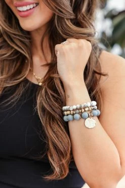 Urbanista Sweet Emotion Beaded Bracelet Set - Grey