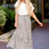 FL Where The Wild Things Are Maxi Skirt - Cream New Arrivals