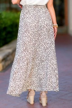 FL Where The Wild Things Are Maxi Skirt - Cream New Arrivals