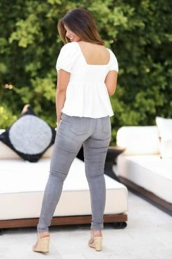 EN Come Into Bloom Top - Off White