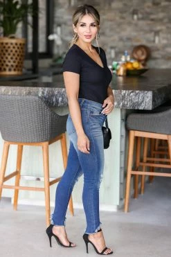 FL-01 CBRAND Got It Handled Ribbed Bodysuit - Black 8 FL-01 CBRAND Got It Handled Ribbed Bodysuit - Black