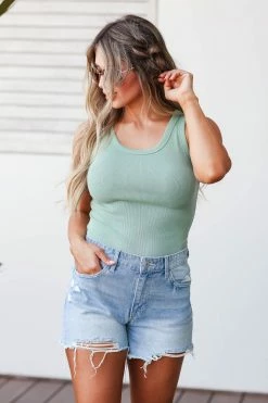 VERVET Mica Denim Shorts - Light Wash Small