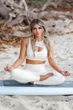 Mono B Reach For The Stars Activewear - Ivory