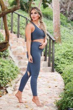 Mono B Play All Day Activewear - Grey Blue