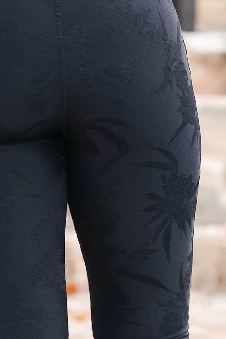 Mono B Small In The Tropics Activewear - Black 4 Mono B Small In The Tropics Activewear - Black