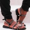 SLL 5 Lexi Studded Sandals - Black