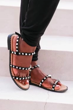 SLL 5 Lexi Studded Sandals - Black