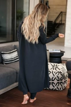 FL-01 CBRAND Lap Of Luxury Loungewear - Black Small