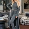FL-01 Small CBRAND Lap Of Luxury Loungewear - Charcoal