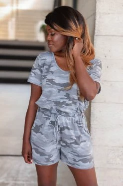 FL-01 CBRAND Easily In Love Romper - Charcoal Camo Small 7 FL-01 CBRAND Easily In Love Romper - Charcoal Camo Small