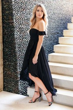 PR-01 2XL CBRAND Spring Into Style Maxi Dress - Black