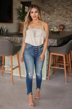 Promesa CBRAND How Sweet It Is Bodysuit - Cream 7 Promesa CBRAND How Sweet It Is Bodysuit - Cream