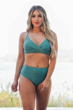 MA-01 CBRAND Punta Mita Bikini - Teal Green