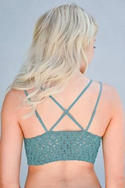 Day Dreamer Bralette - Teal Green Basics