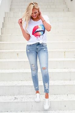 ZT Taste The Rainbow Graphic Tee - White