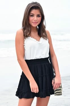 Newbury Kustom Sit Still Look Pretty Cami - White 2XL