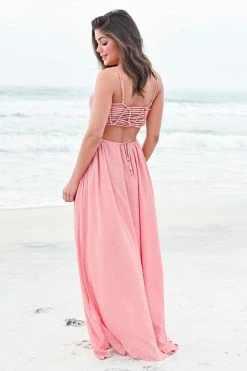 Promesa CBRAND Summer Escape Maxi Dress - Dusty Rose 11 Promesa CBRAND Summer Escape Maxi Dress - Dusty Rose