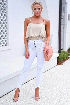 Promesa Small Pick Me Up At 8 Bodysuit - Oatmeal