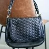 MMS Trading Everything In Its Place Woven Saddle Bag - Black