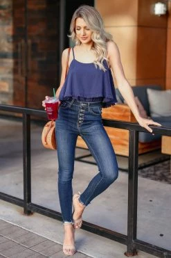 Promesa Pick Me Up At 8 Bodysuit - Navy 10 Promesa Pick Me Up At 8 Bodysuit - Navy