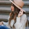 Fame Accessories Indio Dreamer Wide Brim Hat - Tan 1 Fame Accessories Indio Dreamer Wide Brim Hat - Tan