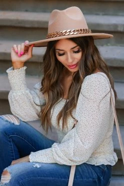 Fame Accessories Indio Dreamer Wide Brim Hat - Tan 9 Fame Accessories Indio Dreamer Wide Brim Hat - Tan