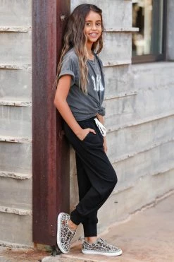 MA-01 (KIDS) CBRAND At Peace Joggers - Black