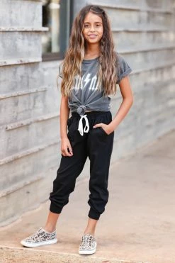 MA-01 (KIDS) CBRAND At Peace Joggers - Black