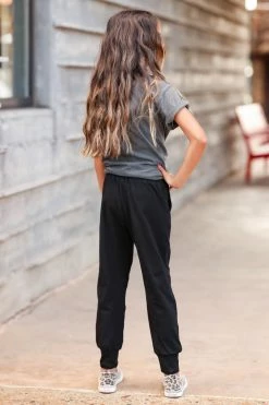 MA-01 (KIDS) CBRAND At Peace Joggers - Black