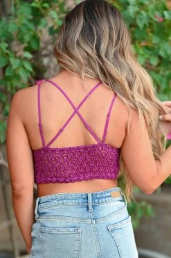 Anemone Day Dreamer Bralette - Magenta Basics