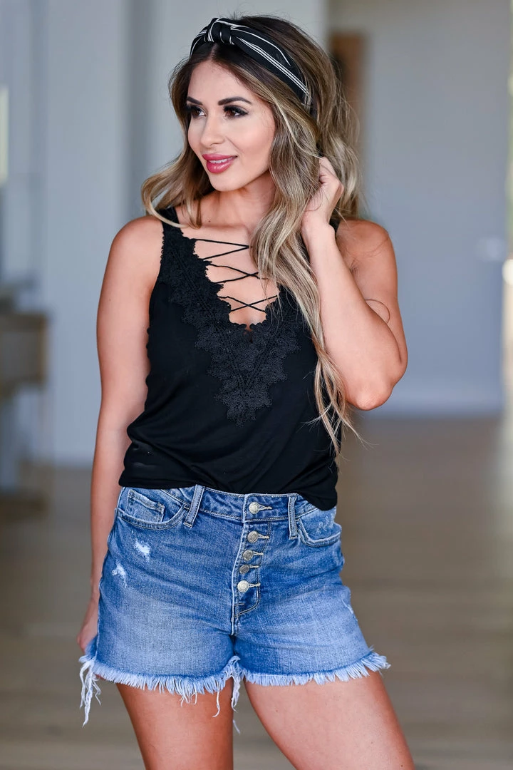 PSK Time Stands Still Top - Black New Arrivals 7 PSK Time Stands Still Top - Black New Arrivals