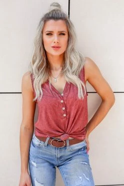 AC Talk To Me Textured Double Ring Belt - Coffee