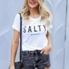 RR Tops "SALTY" Graphic Tee - White 2 RR Tops "SALTY" Graphic Tee - White