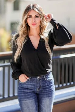 FL-01 2XL CBRAND Meet Me There Bodysuit - Black