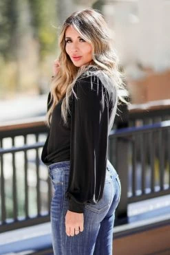 FL-01 2XL CBRAND Meet Me There Bodysuit - Black