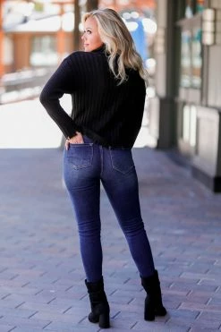 PR-01 CBRAND Wound Up Cowl Neck Sweater - Black Small