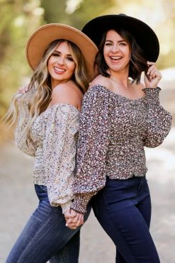 PR-01 Small CBRAND Ever After Floral Top - Black