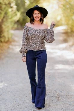 PR-01 Small CBRAND Ever After Floral Top - Black