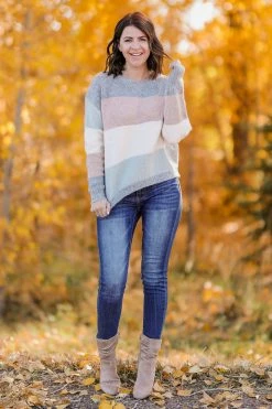 Newbury Kustom Find Me Striped Sweater - Multi 2XL