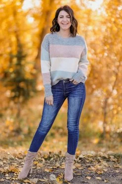 Newbury Kustom Find Me Striped Sweater - Multi 2XL