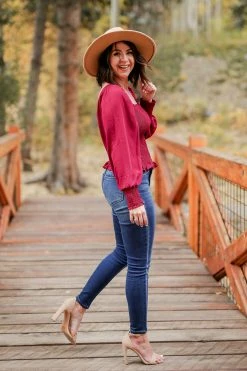 PR-01 Small CBRAND Sweet Dreams Are Made Of This Top - Wine